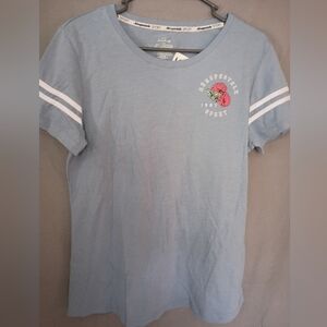 Aeropostale Sport Light Blue Graphic Tee